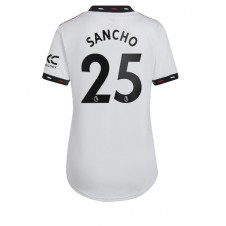 Manchester United Jadon Sancho #25 Bortedrakt Kvinner 2022-23 Kortermet